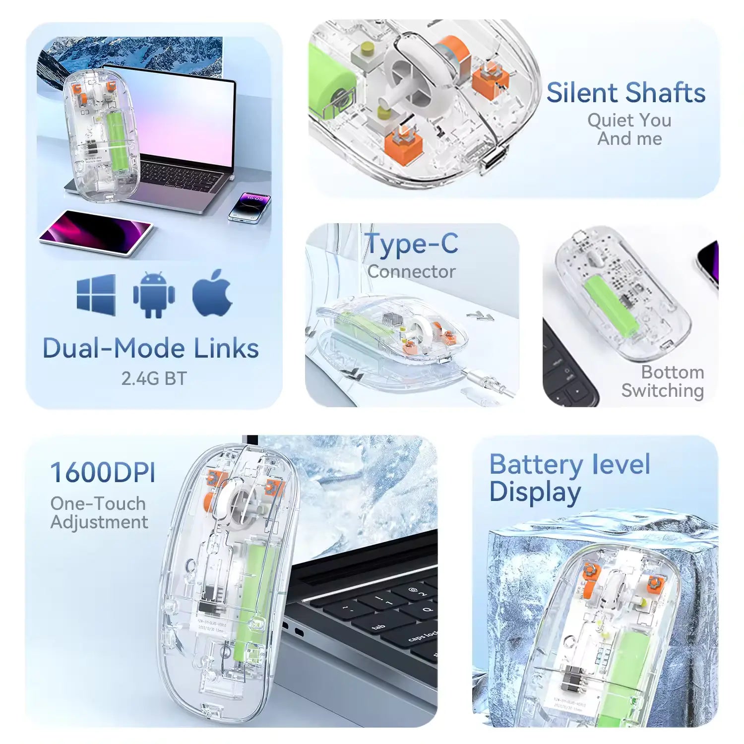 Transparent Wireless Mouse