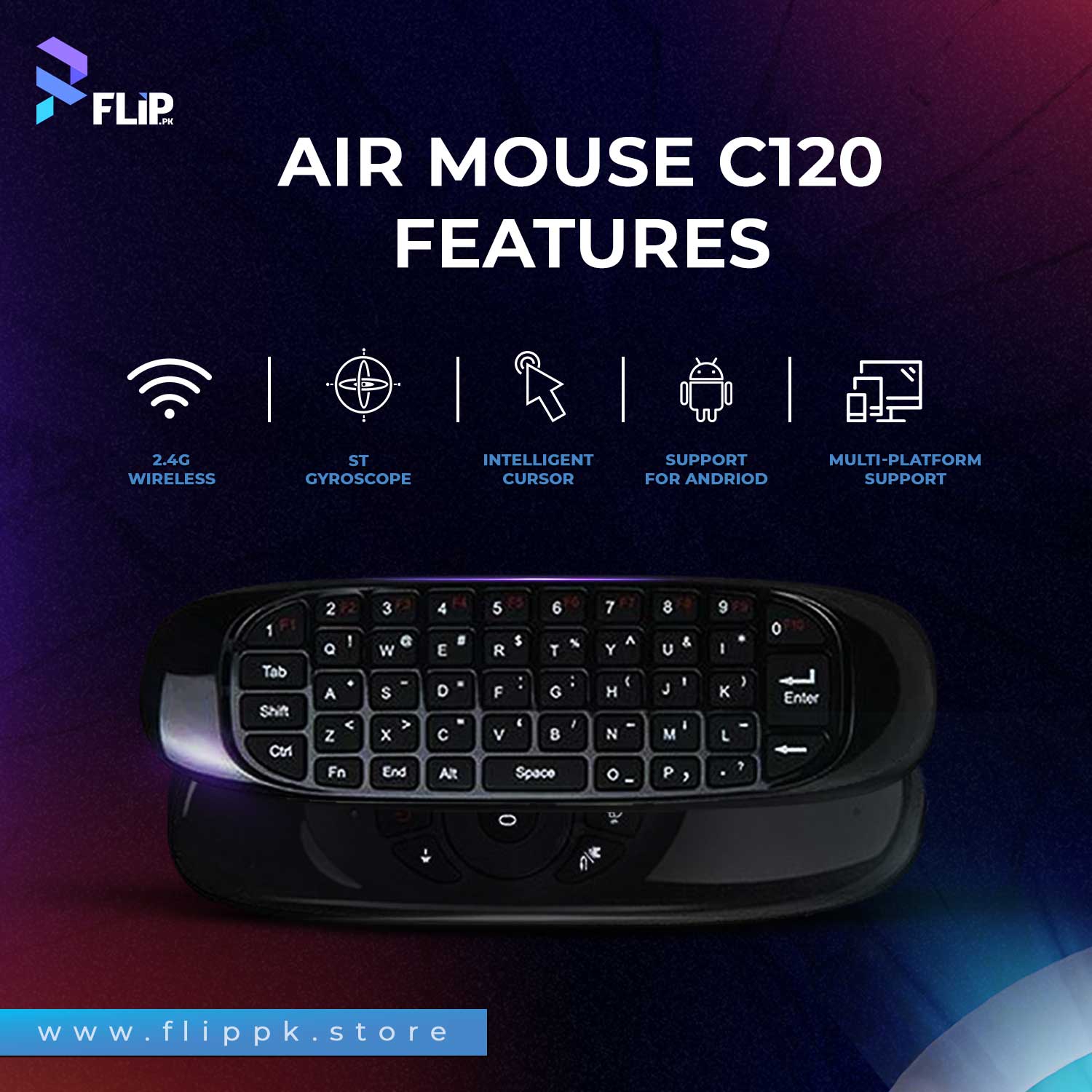 Air Mouse C120 for Android and Smart TV