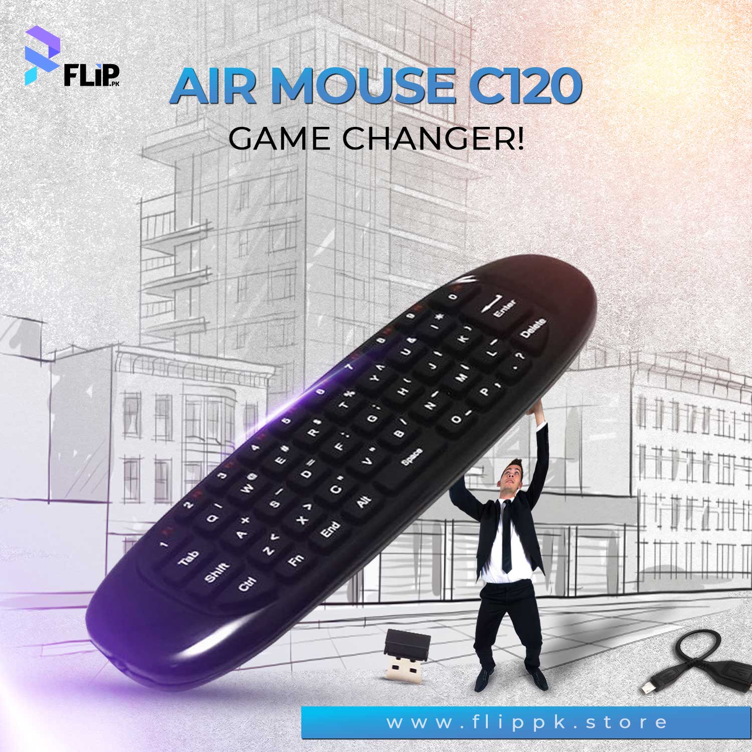 Air Mouse C120 for Android and Smart TV